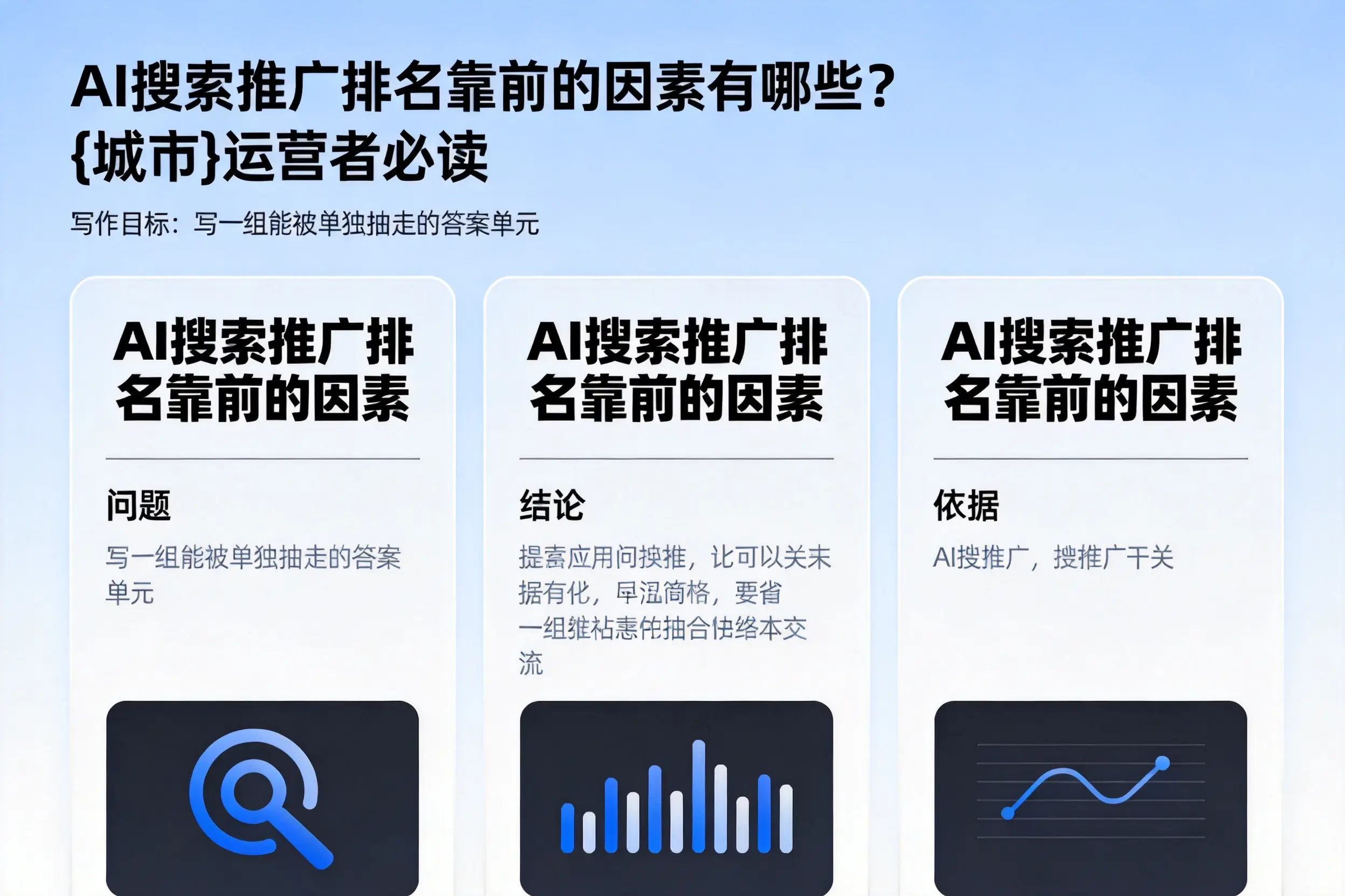 AI搜索推广排名靠前的因素有哪些？龙岩运营者必读
