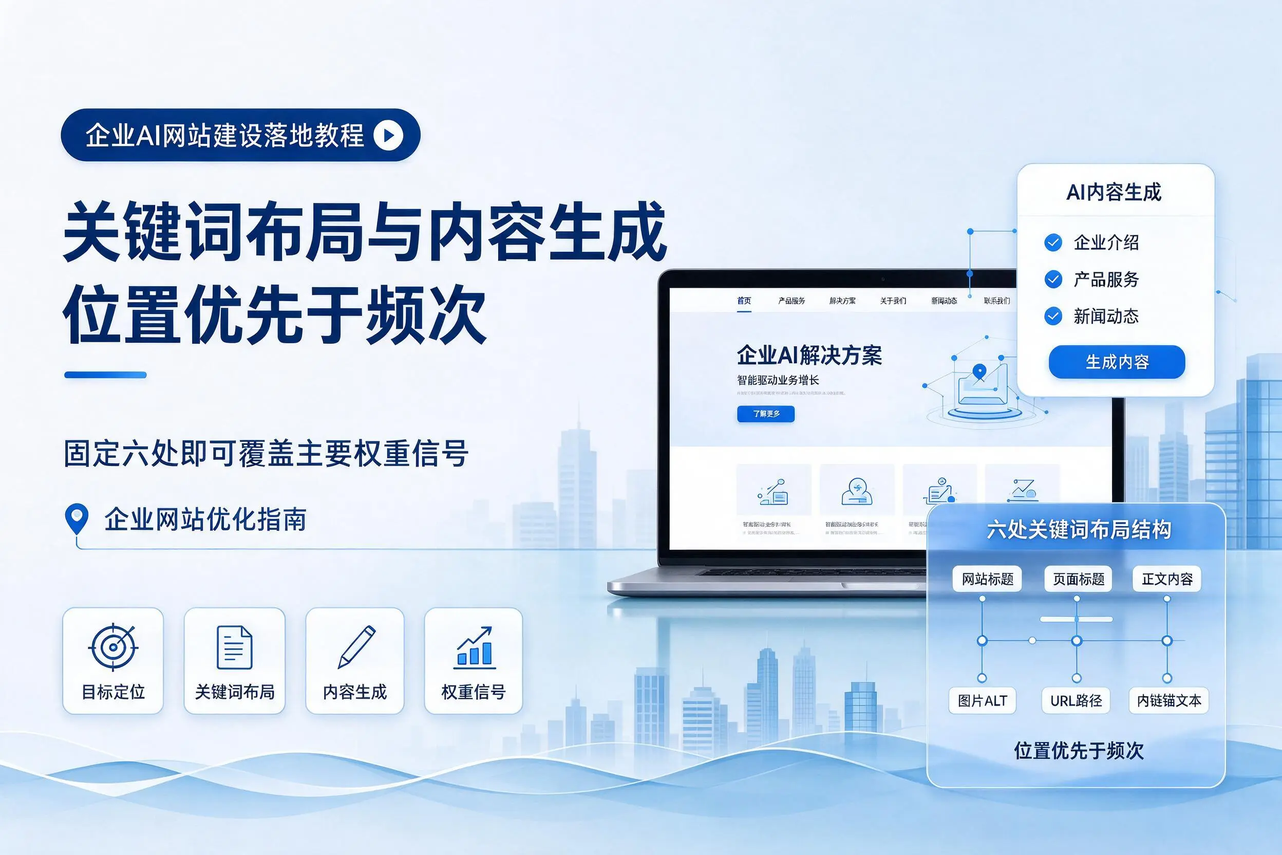 龙岩企业AI网站建设落地教程:关键词布局与内容生成