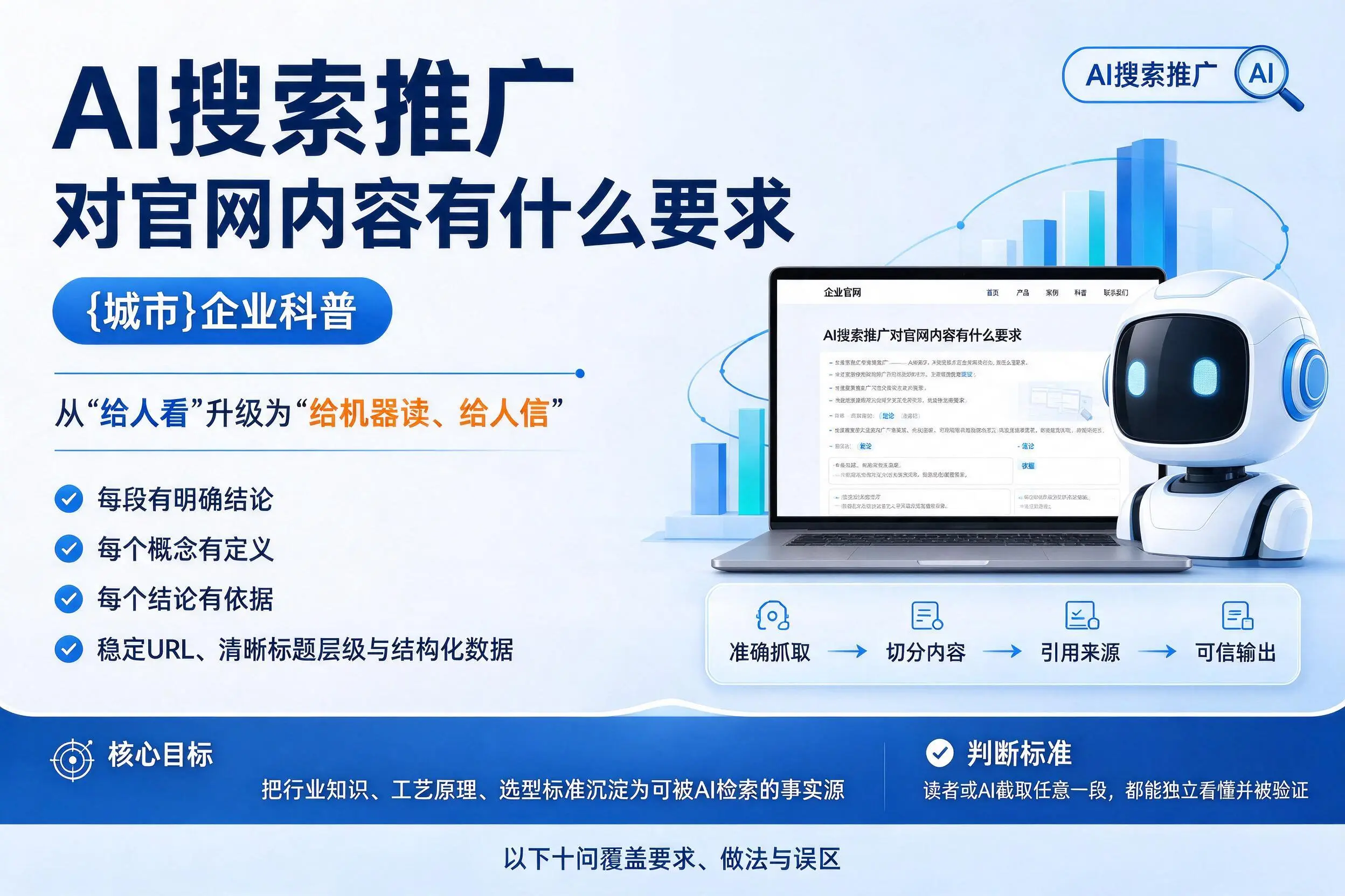 AI搜索推广对官网内容有什么要求,龙岩企业科普